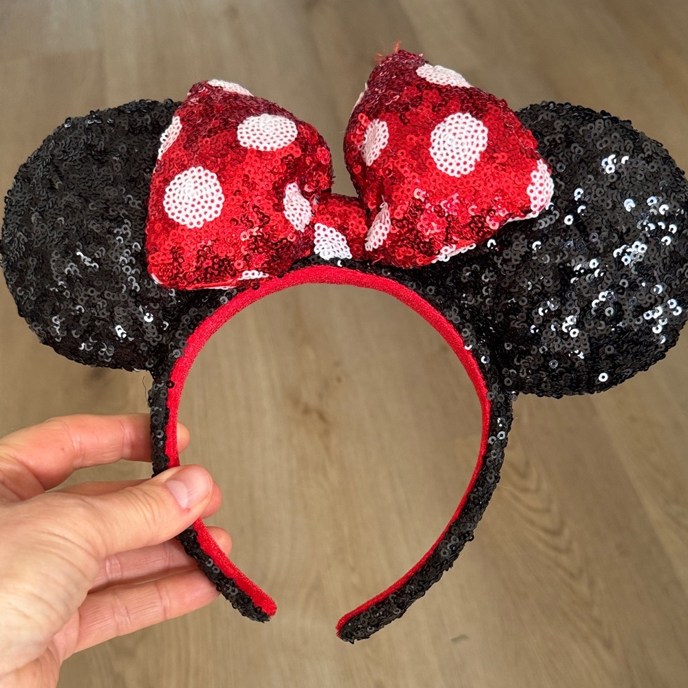 Disney,
Sequin Minnie Mouse Ears Headband